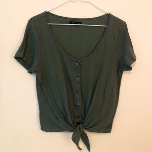 American Eagle Green Top